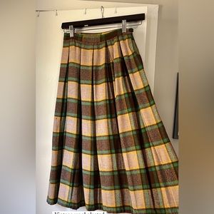 Vintage plaid Skirt